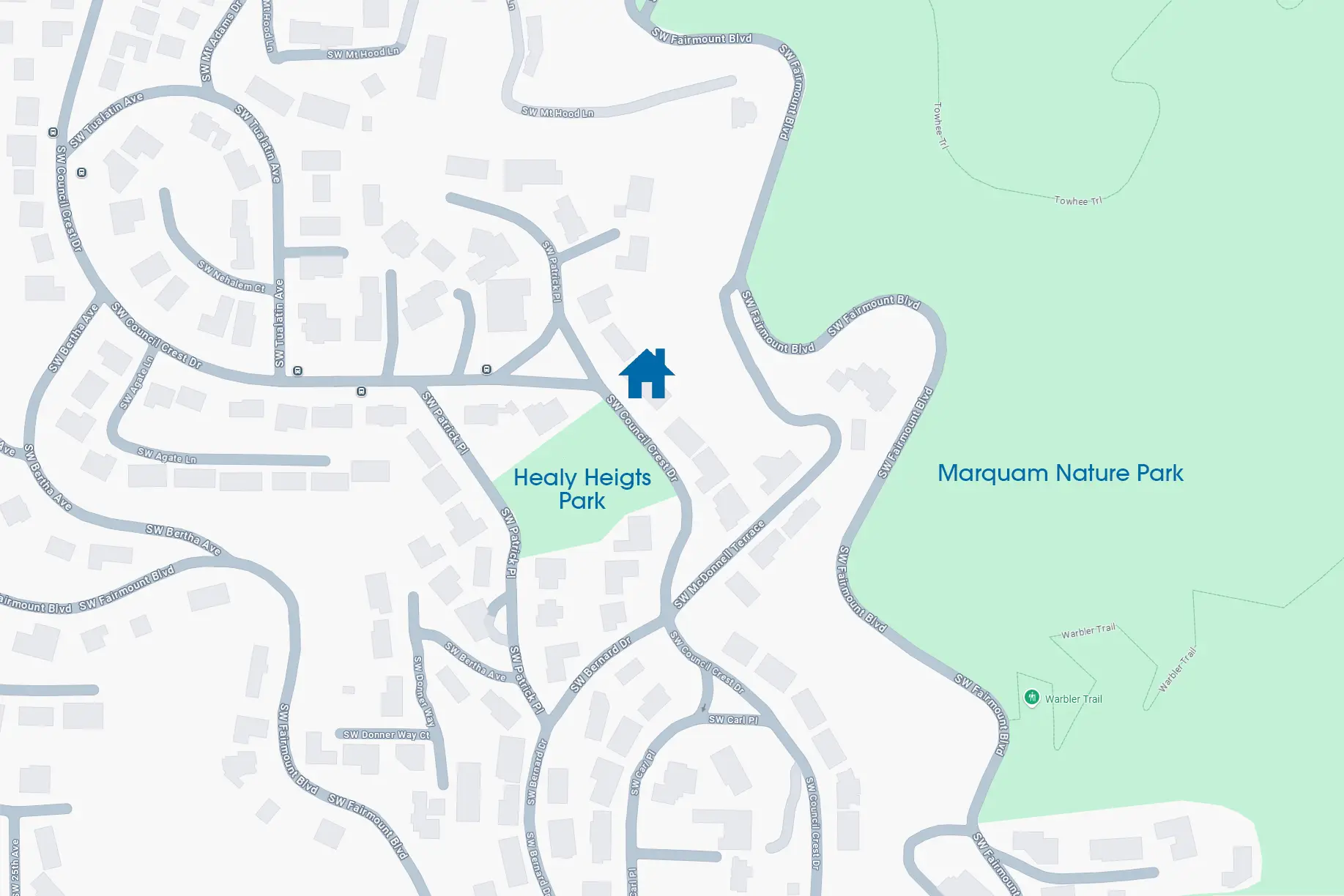 map, healy heights park